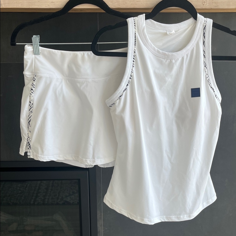 Fila Tank Top and Skirt Set